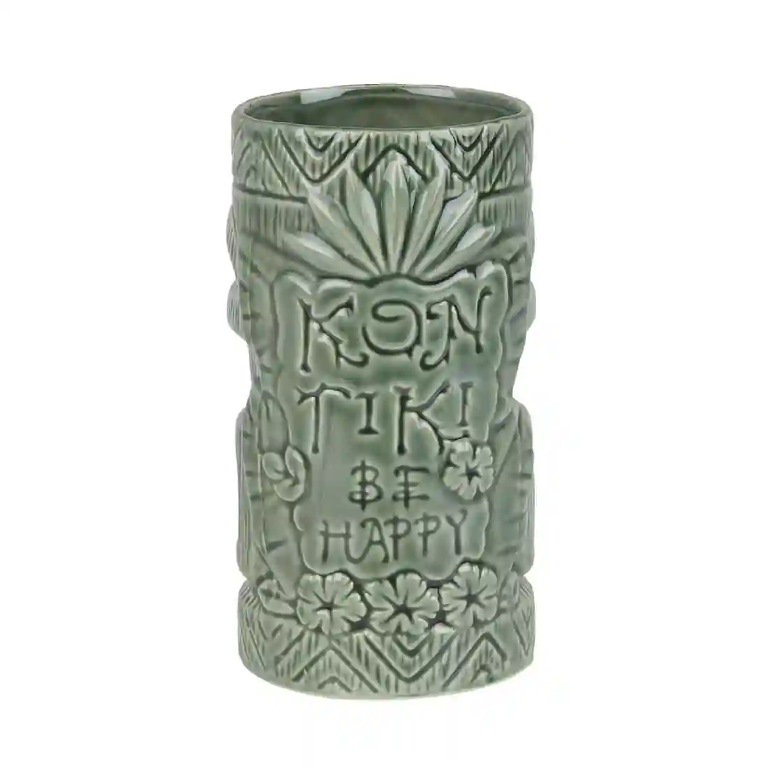 Beaumont Ceramic Kon Tiki Mug Faded Green 630ml - Image 2