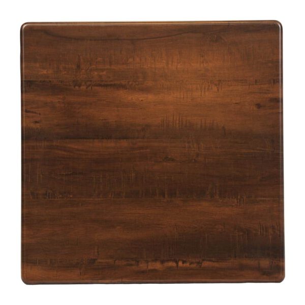 Square Laminate Table Top Walnut 600mm