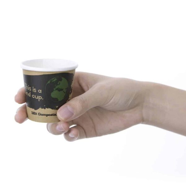 Fiesta Compostable Espresso Cups Single Wall 113ml (Pack of 50) - Image 9