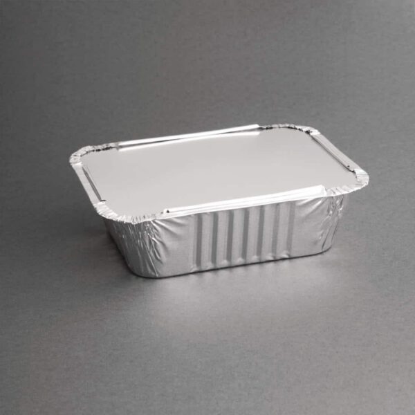 Fiesta Waxed Lids for Medium Foil Containers (Pack of 500) - Image 2