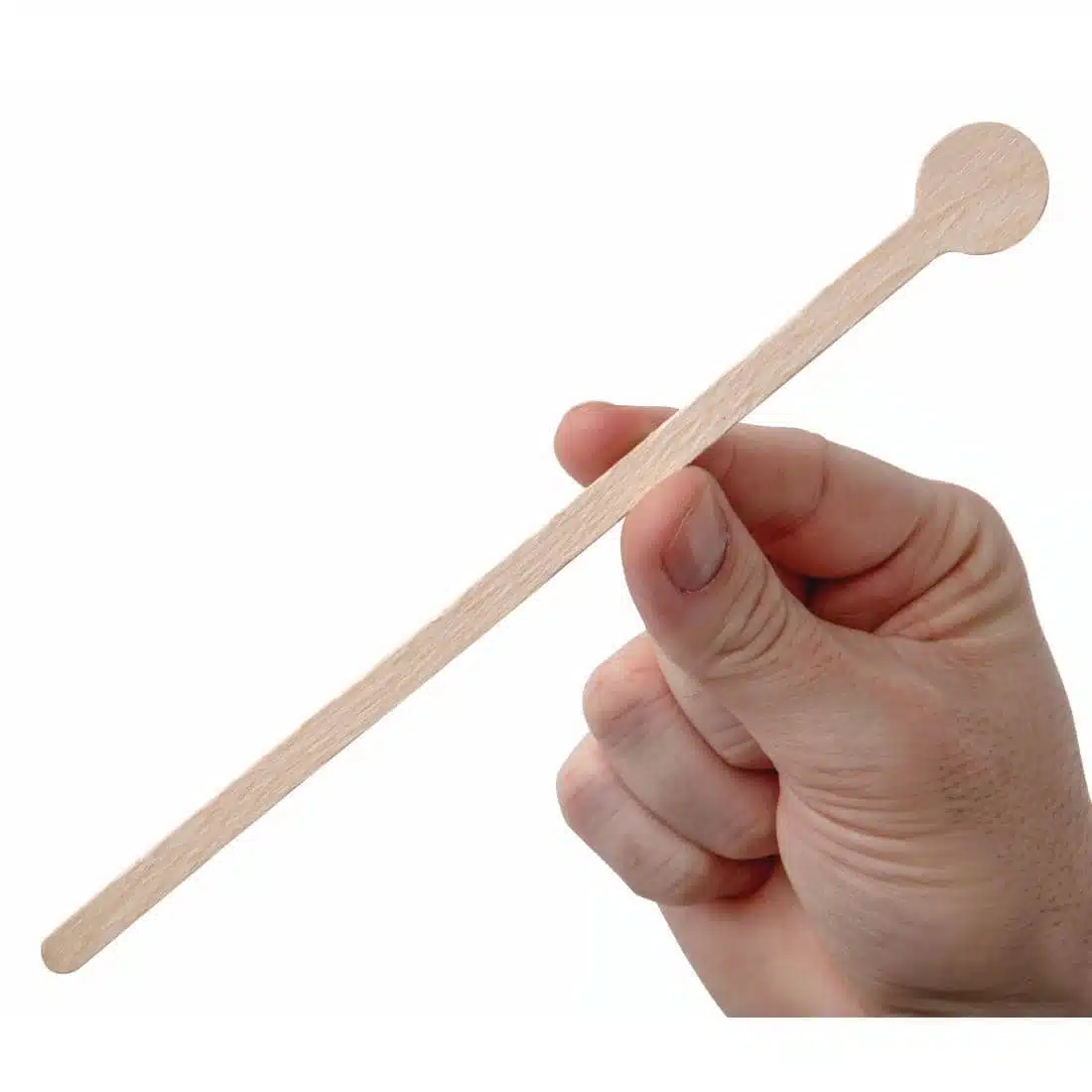 Fiesta Compostable Wooden Cocktail Stirrers 200mm (Pack of 100) - Image 2