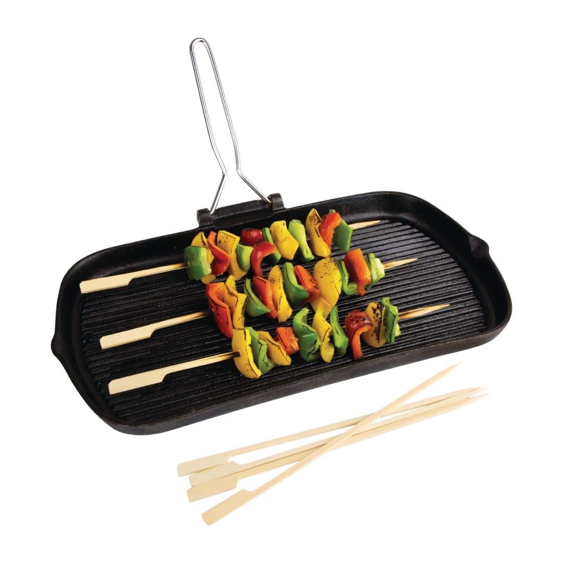 Fiesta Compostable Bamboo Paddle Skewers 210mm (Pack of 100) - Image 3