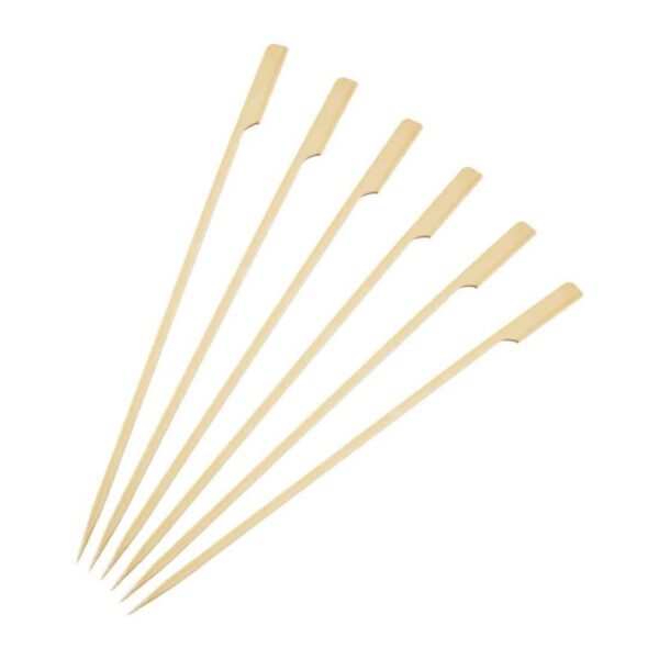 Fiesta Compostable Bamboo Paddle Skewers 240mm (Pack of 100) - Image 2