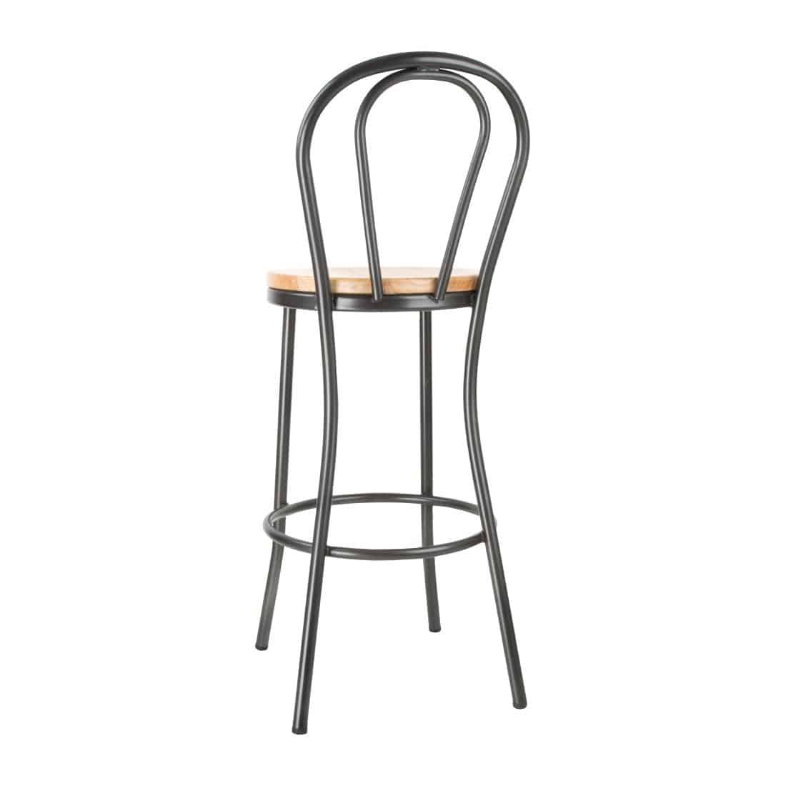 Bolero Clarisse High Stools Metallic Grey (Pack of 1) - Image 4
