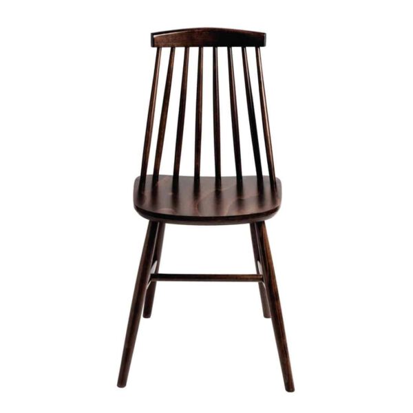 Fameg Farmhouse Angled Side Chairs Walnut Effect (Pack of 2) - Image 3