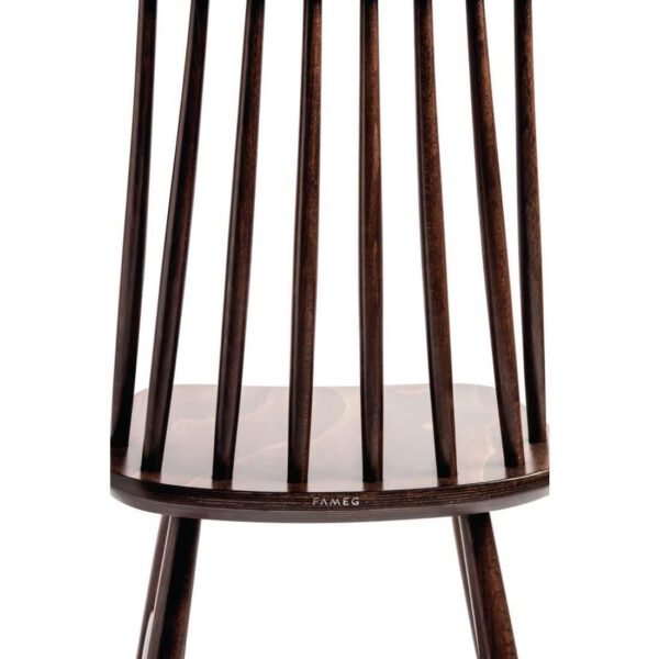 Fameg Farmhouse Angled Side Chairs Walnut Effect (Pack of 2) - Image 5