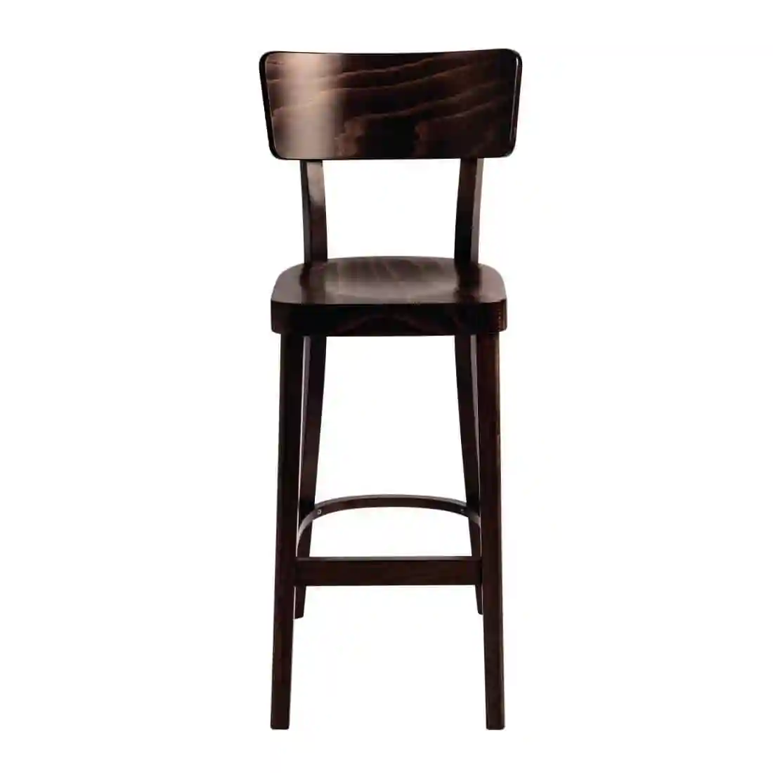 Fameg Plain Highstool Walnut Finish - Image 3