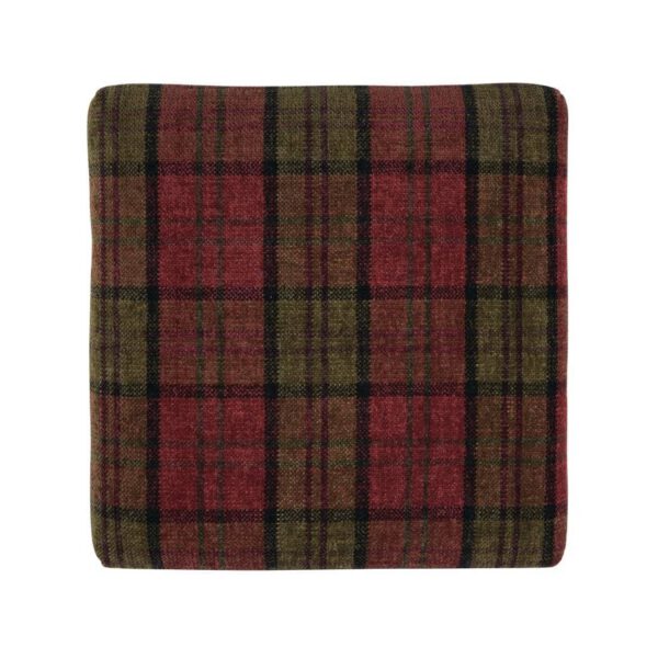 Bolero Dale High Stool Claret Tartan (Single) - Image 2