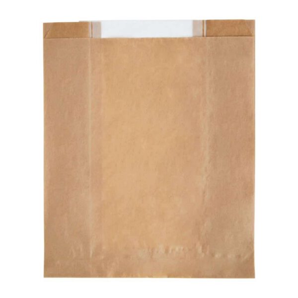 Fiesta Compostable Food Bags with Glassine Windows (Pack of 1000) - Image 2