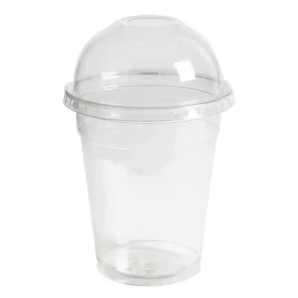 eGreen Flexy-Glass Recyclable Domed Lids For Pint Glasses With Hole 95mm (1000 pack) - Image 2