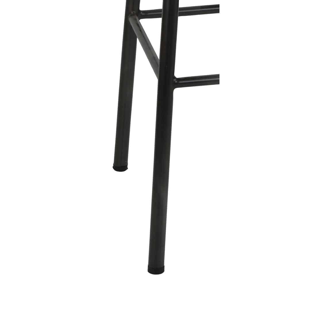 Bolero Cantina High Stools with Wooden Seat Pad Black (Pack of 4) - Image 6