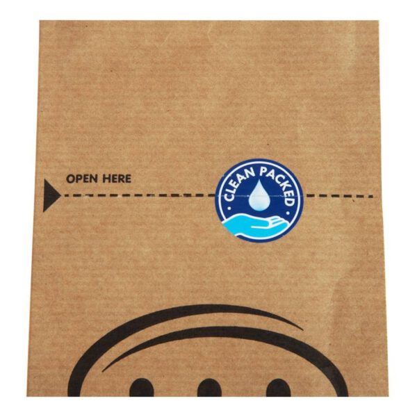 Kraft Recyclable Sealable Paper Cutlery Bags (Pack of 2000) - Image 5