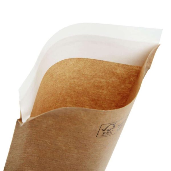 Kraft Recyclable Sealable Paper Cutlery Bags (Pack of 2000) - Image 6