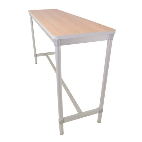 Gopak Enviro Indoor Beech Effect Rectangle Poseur Table 1800mm - Image 2