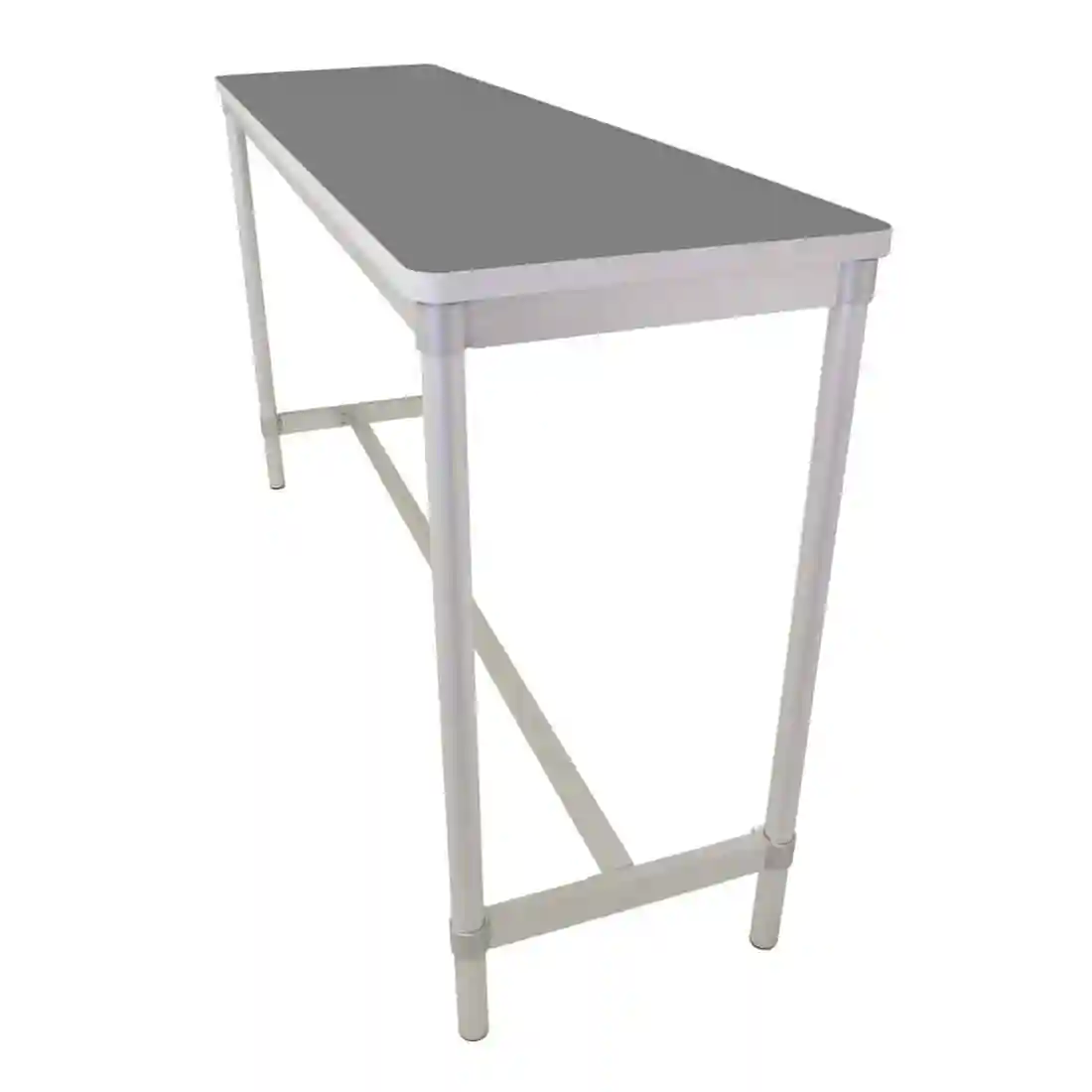 Gopak Enviro Indoor Storm Grey Rectangle Poseur Table 1800mm - Image 2