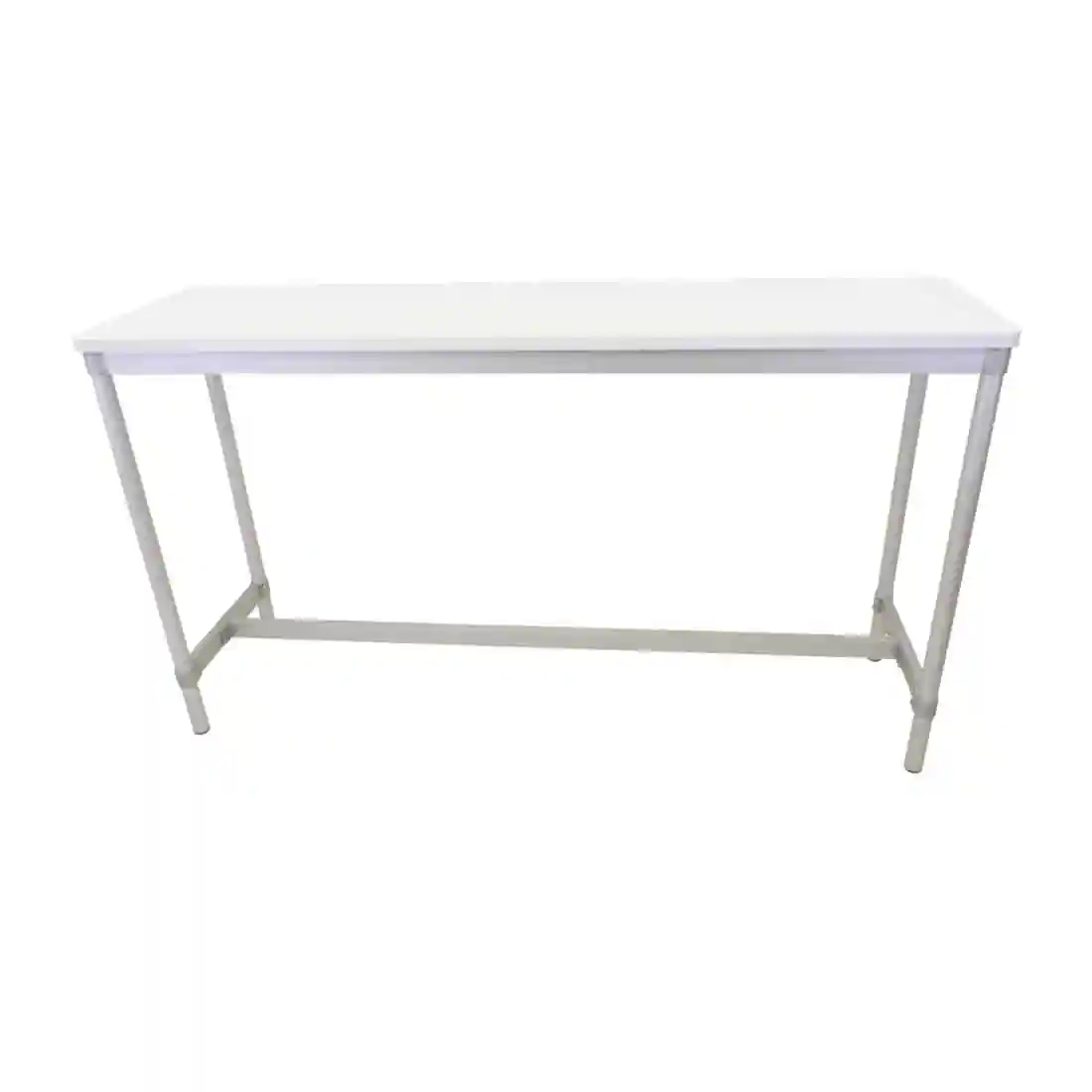 Gopak Enviro Indoor White Rectangle Poseur Table 1800mm - Image 3