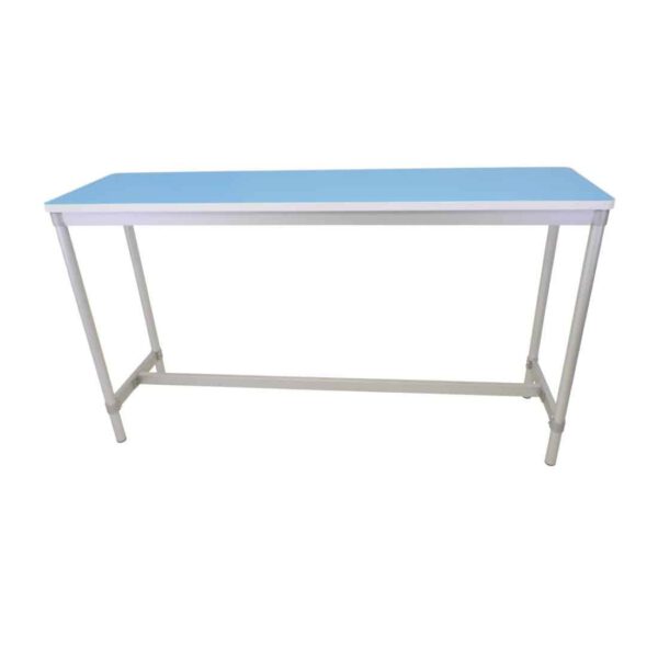 Gopak Enviro Indoor Pastel Blue Rectangle Poseur Table 1200mm - Image 3