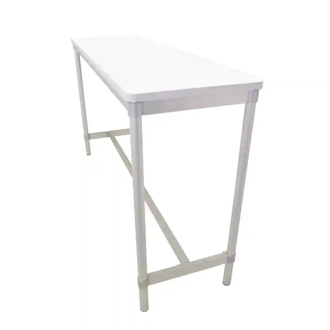 Gopak Enviro Indoor White Rectangle Poseur Table 1200mm - Image 2