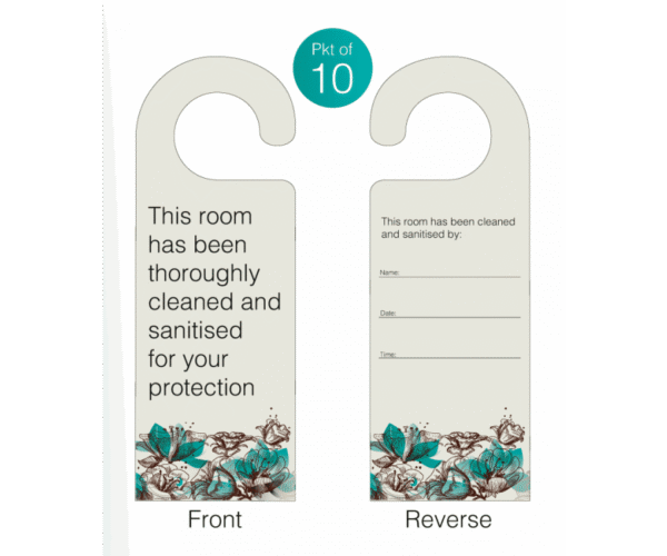 This Room Has Been Cleaned Door Hangers