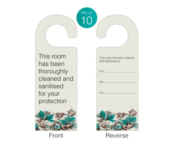This Room Has Been Cleaned Door Hangers