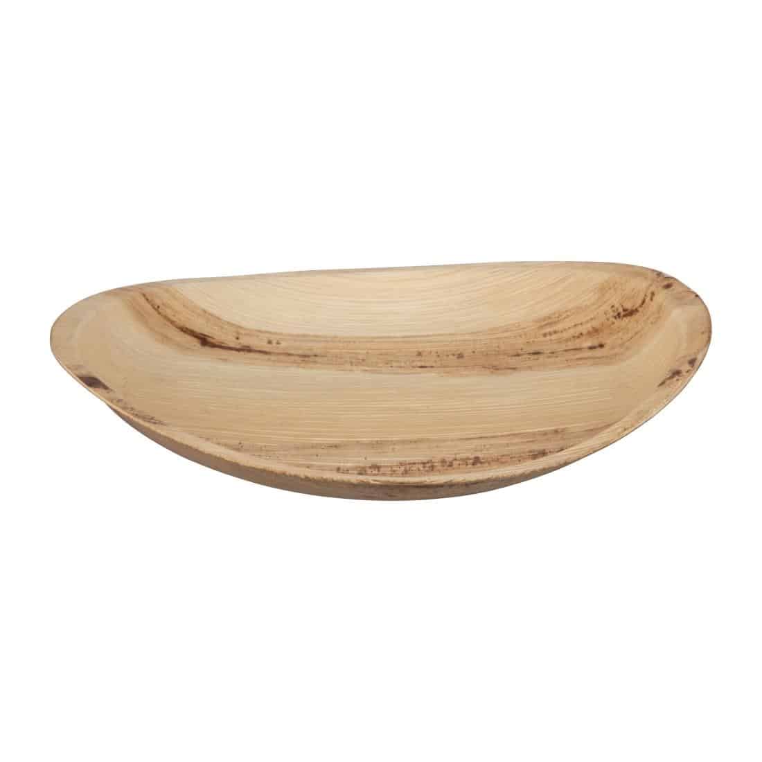 Fiesta Compostable Palm Leaf Plates Round 250mm (Pack of 100) - Image 3