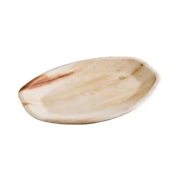 Fiesta Compostable Palm Leaf Oval Plates 360mm (Pack of 100) - Image 1
