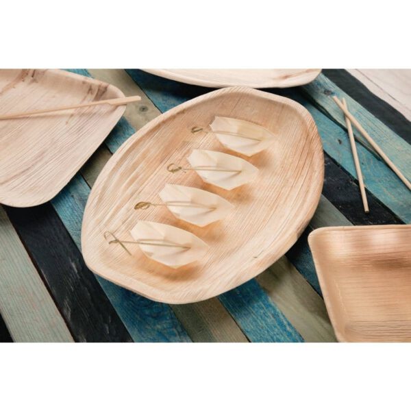 Fiesta Compostable Wooden Sushi Boats Small 80mm (Pack of 100) - Image 6