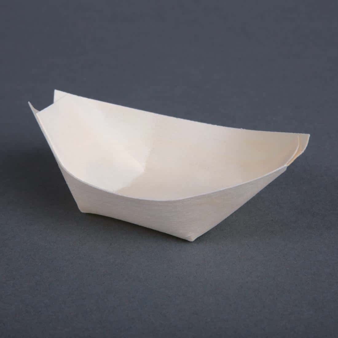 Fiesta Compostable Wooden Sushi Boats Small 80mm (Pack of 100) - Image 8