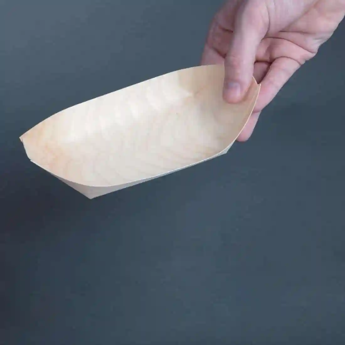 Fiesta Compostable Wooden Sushi Boats Medium 190mm (Pack of 100) - Image 2