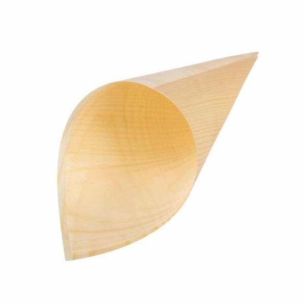 Fiesta Compostable Wooden Canape Cones 75mm (Pack of 100) - Image 2