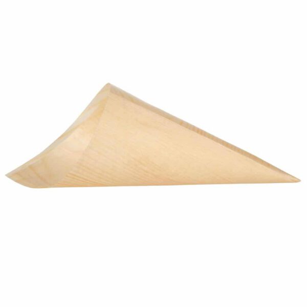Fiesta Compostable Wooden Canape Cones 75mm (Pack of 100) - Image 3