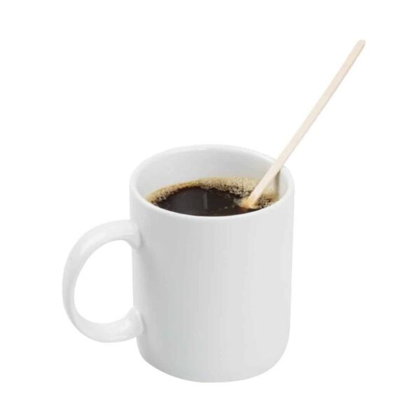 Fiesta Green Biodegradable Wooden Coffee Stirrers 190mm (Pack of 1000) - Image 3