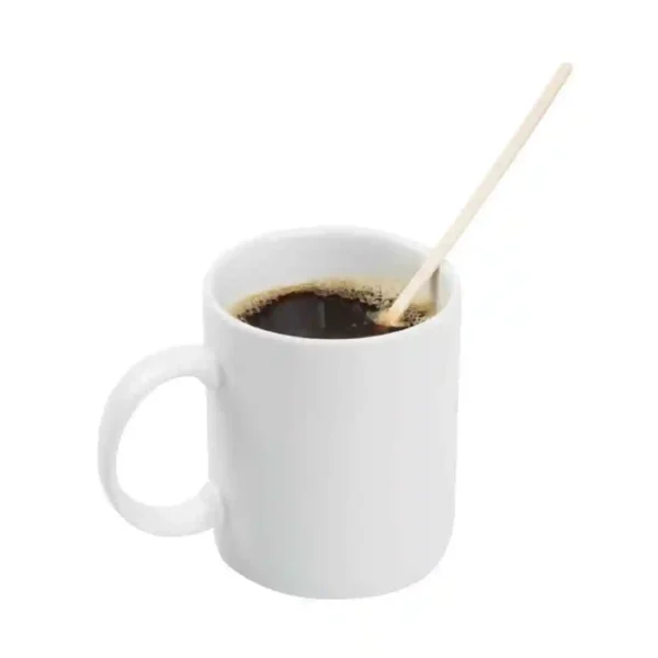 Fiesta Green Biodegradable Wooden Coffee Stirrers 190mm (Pack of 1000) - Image 3