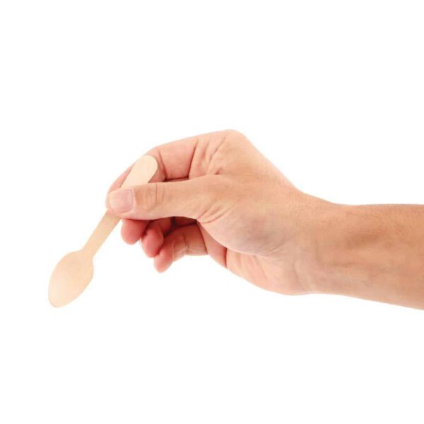 Fiesta Compostable Wooden Teaspoons (Pack of 100) - Image 4