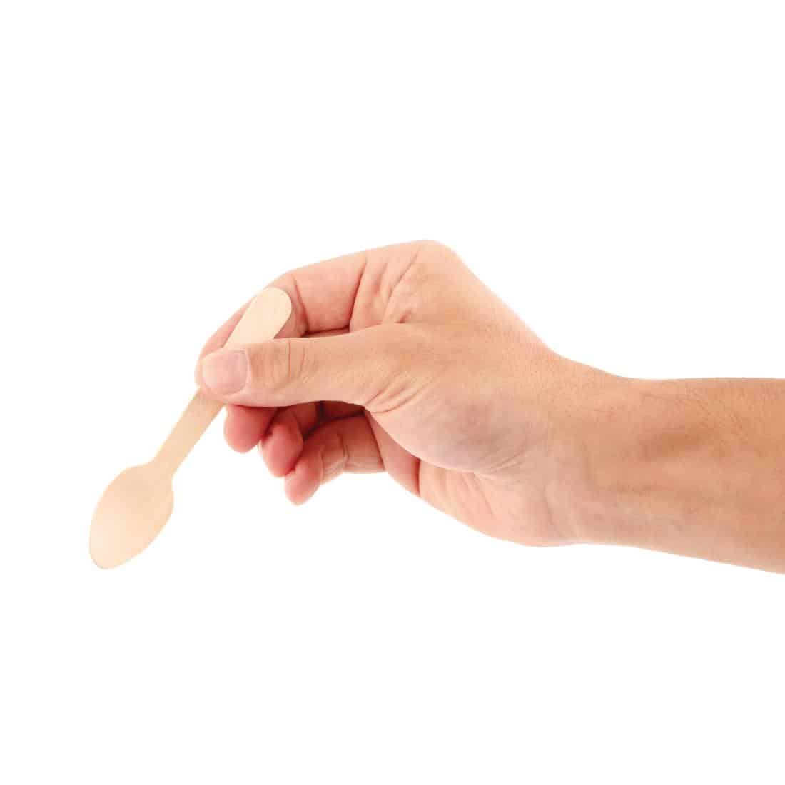 Fiesta Compostable Wooden Teaspoons (Pack of 100) - Image 5