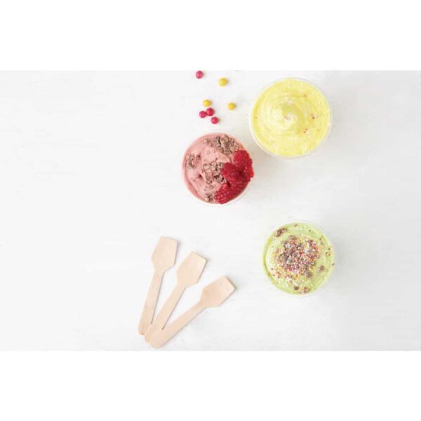 Fiesta Compostable Wooden Ice Cream Spoons (Pack of 100) - Image 5