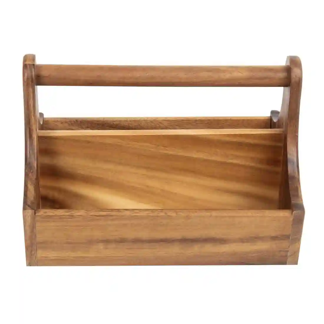 Acacia Wood Condiment Basket - Image 4