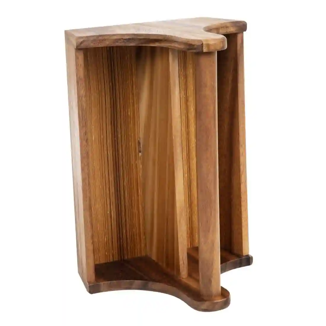 Acacia Wood Condiment Basket - Image 7