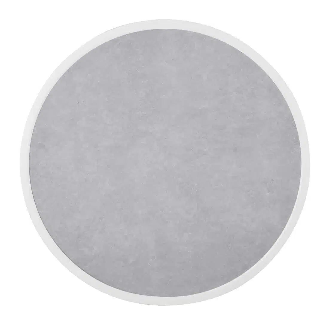 Bolero Fibre Glass Round Table Top Grey Stone Effect 580mm - Image 2