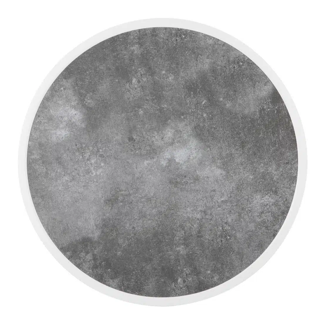Bolero Fibre Glass Round Table Top Dark Stone Effect 580mm - Image 2