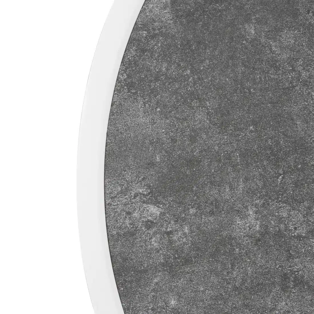 Bolero Fibre Glass Round Table Top Dark Stone Effect 580mm - Image 3