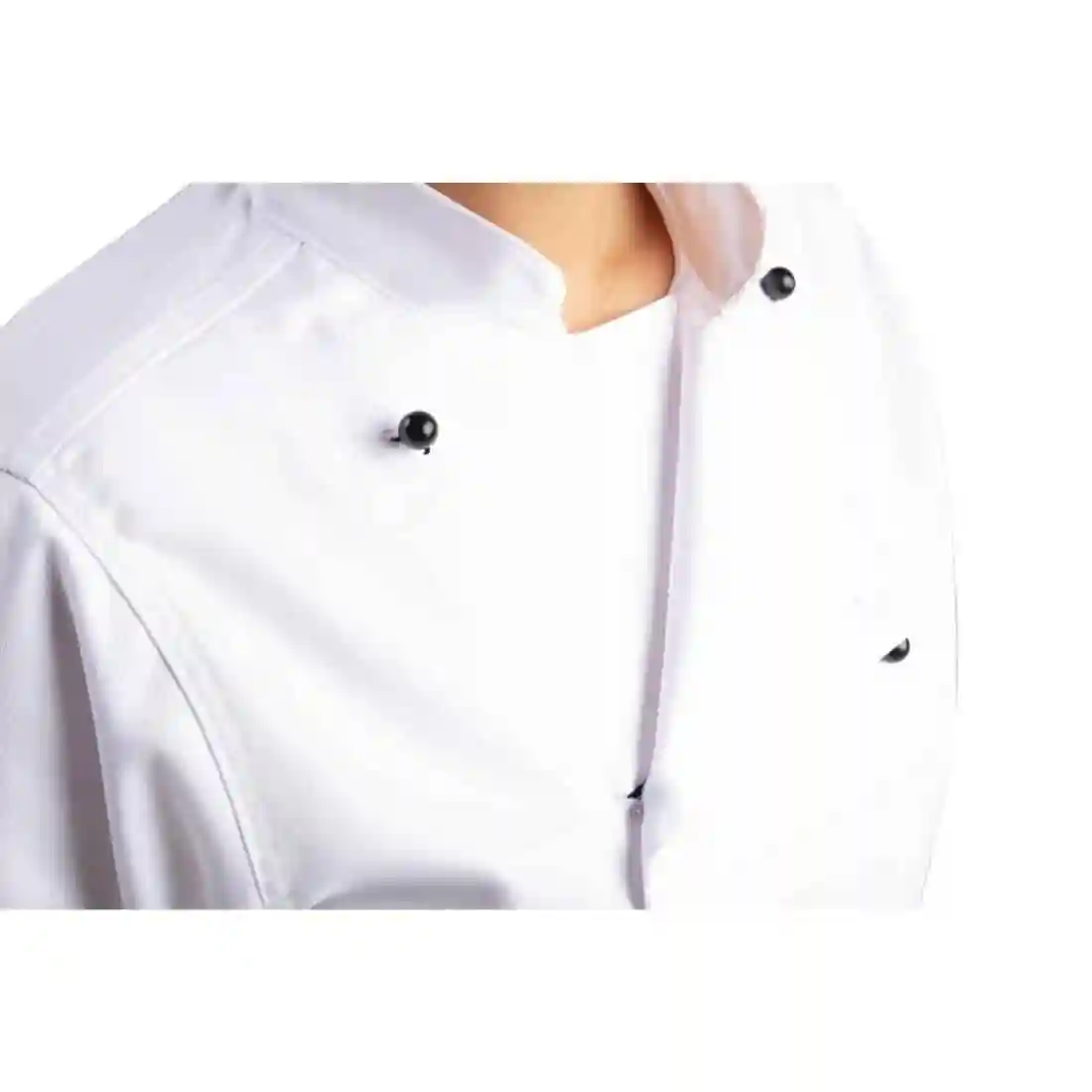 Whites Chicago Unisex Chefs Jacket Short Sleeve White - Image 5