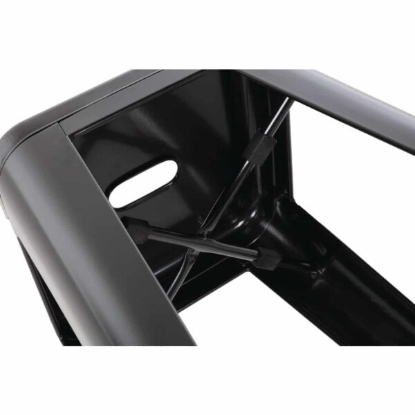 Bolero Bistro Steel High Stool Black (Pack of 4) - Image 6