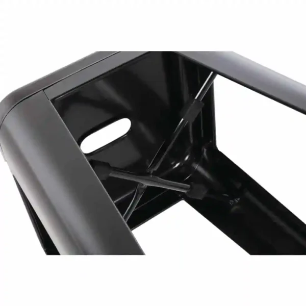 Bolero Bistro Steel High Stool Black (Pack of 4) - Image 6
