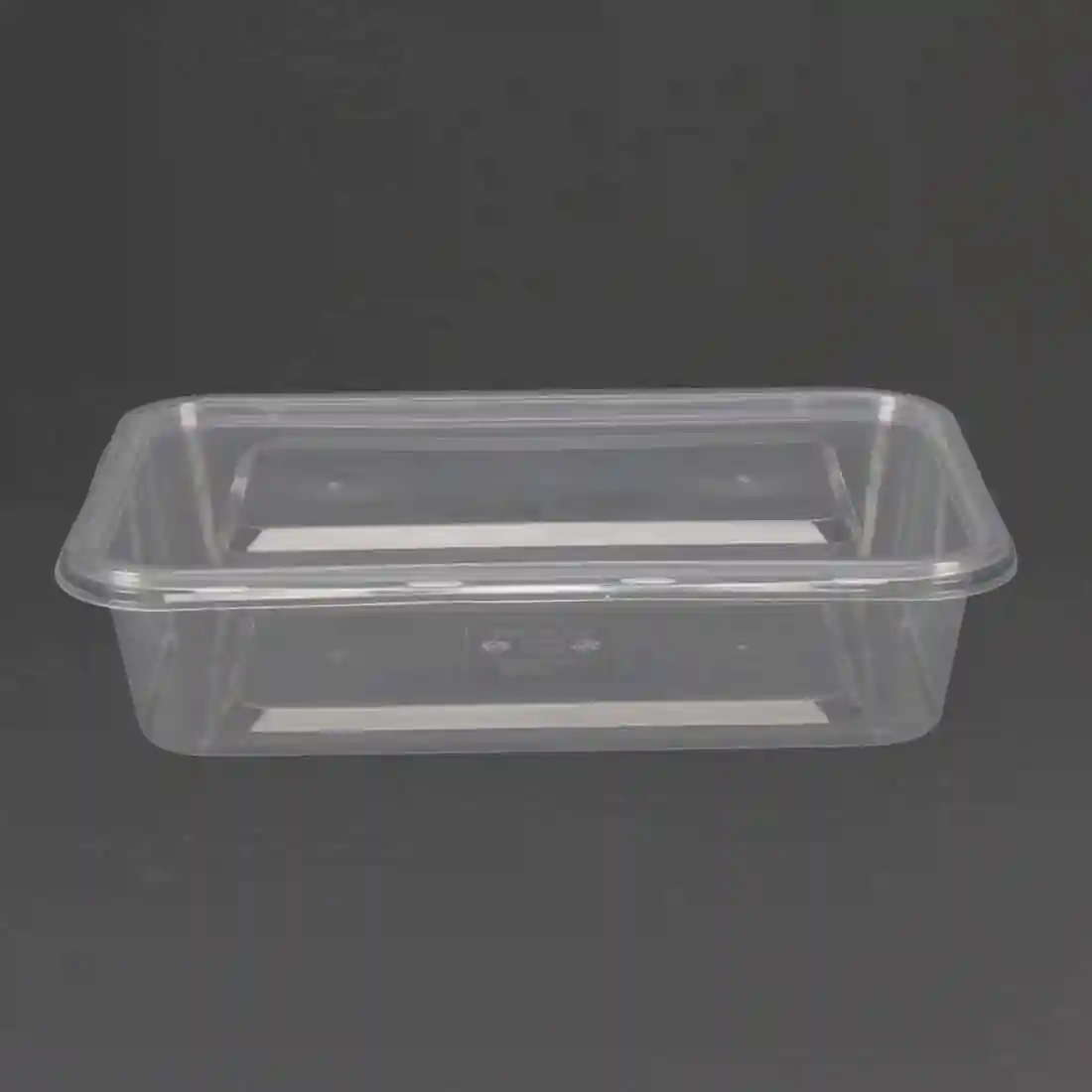 Fiesta Recyclable Plastic Microwavable Containers with Lid Small 500ml (Pack of 250) - Image 2