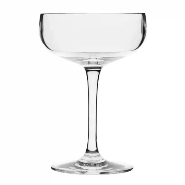 Olympia Kristallon Polycarbonate Champagne Coupe Glasses 210ml (12 pack) - Image 1