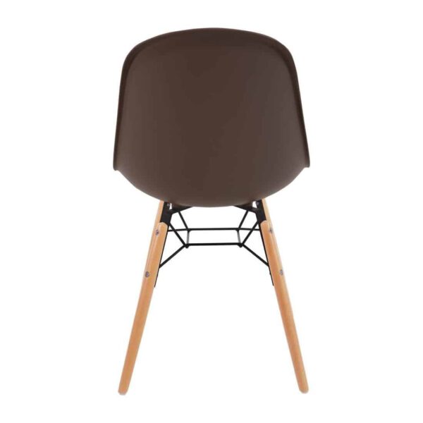 Bolero Arlo Side Chair Coffee (Pack 2) - Image 2