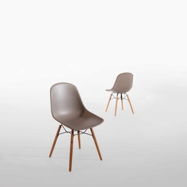 Bolero Arlo Side Chair Coffee (Pack 2) - Image 6