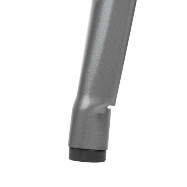 Bolero Bistro High Stool With Backrest Gun Metal (Pack of 4) - Image 5