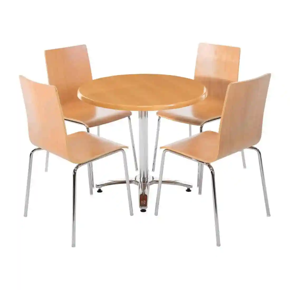 Bolero Aluminium Four Leg Table Base - Image 7